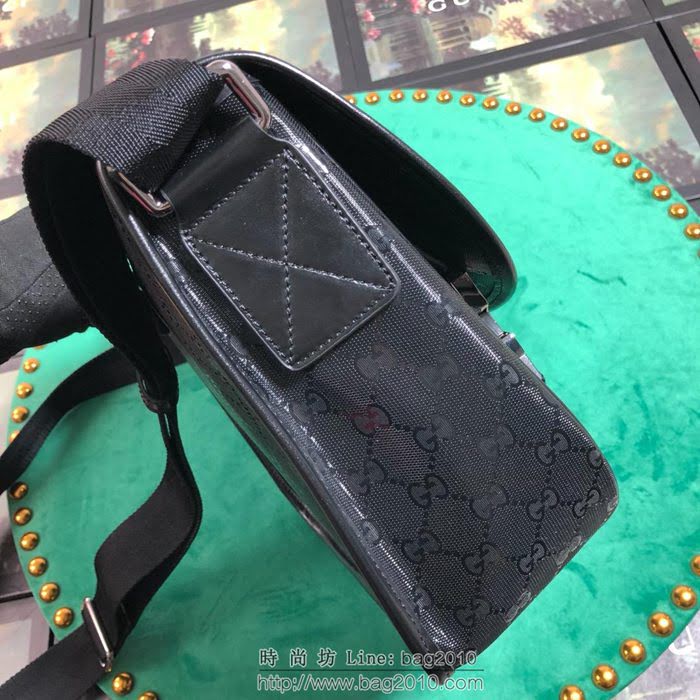 GUCCI 古馳男包 新款 201732 克水晶 經典LOGO斜挎包 GUCCI男士斜挎包